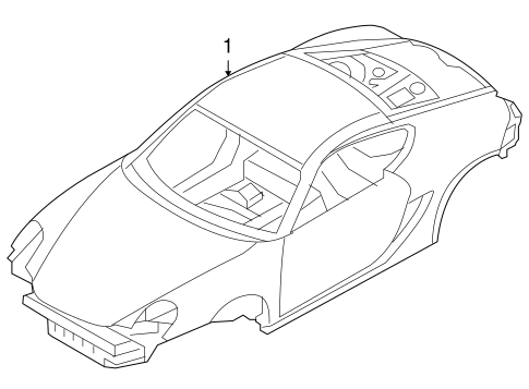 Cayman BODY SHELL
