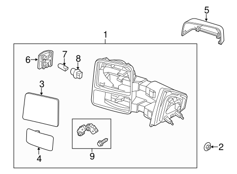 Body/Outside Mirrors for 2013 Ford F-150 #7