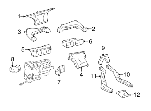 BODY/DUCTS for 2012 Toyota Yaris #1