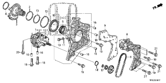 Chain, Oil Pump Drive Chain, Oil Pump Drive