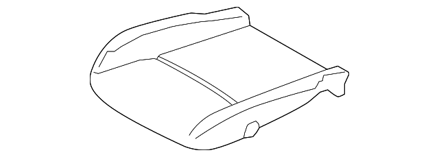 9T1Z-58632A23-A Деталь SEAT CUSHION PAD, LEFT
