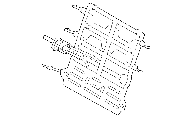 9T1Z-5864701-AA Деталь LUMBAR SUPPORT, LEFT