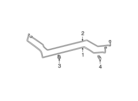 HVAC/REAR AC LINES for 2000 Toyota Sienna #2