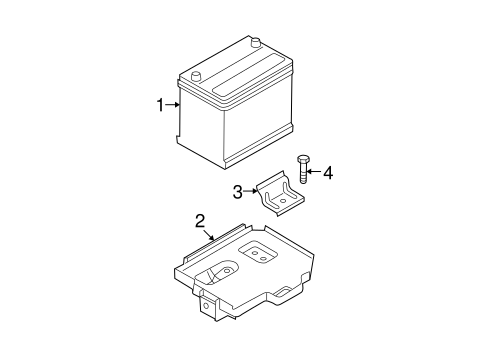 Battery for 2007 Kia Spectra #0