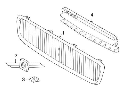 C70 GRILLE & COMPONENTS