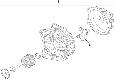Alternator for 2017 Volkswagen Golf #2