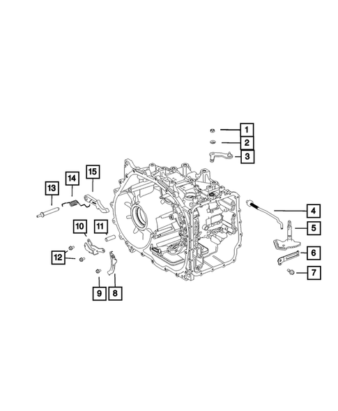 Valve Body, Accumulator, Solenoid and Parking Sprag for 2013 Dodge Dart #1