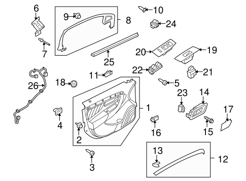 Electrical/Front Door for 2013 Ford Taurus #3