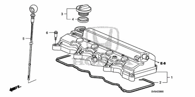 Cylinder Head Cover (1.8L) for 2010 Honda Civic #1