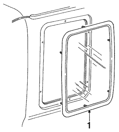 Body/Side Glass for 1997 Ford F-350 #1