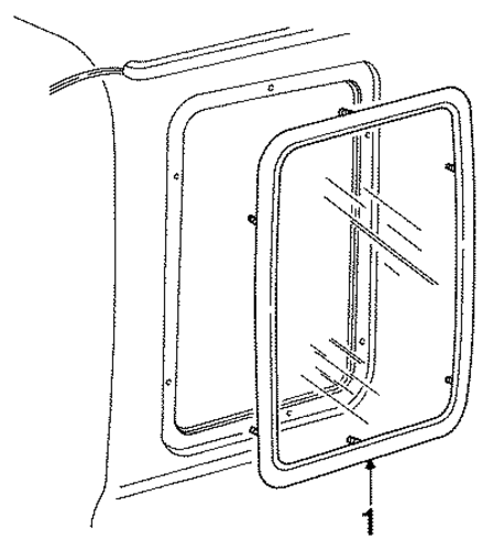 F-350 SIDE GLASS
