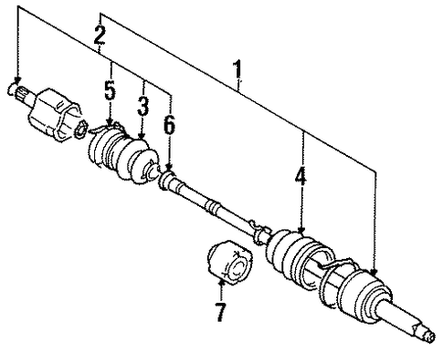 Metro DRIVE AXLES
