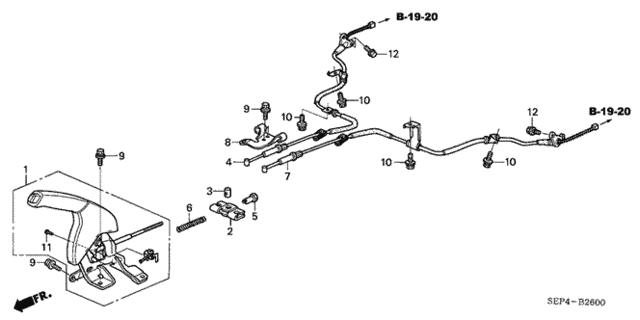 Parking Brake for 2006 Acura TL #0