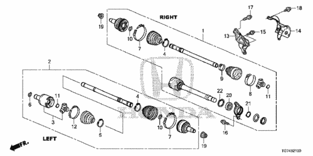 Driveshaft (1) for 2017 Honda Pilot #0