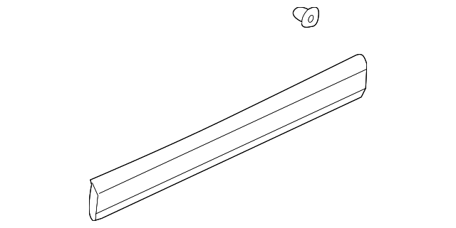 955-559-665-01-G2X LOWER MOLDING, LEFT