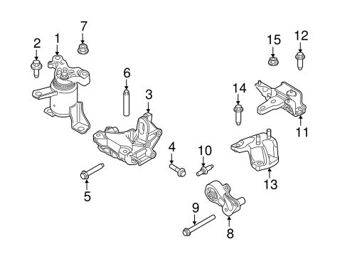Fiesta ENGINE & TRANS MOUNTING 2
