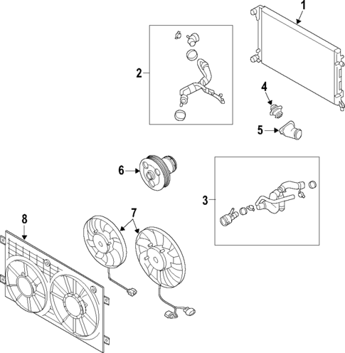 Water Pump for 2013 Volkswagen Jetta #0