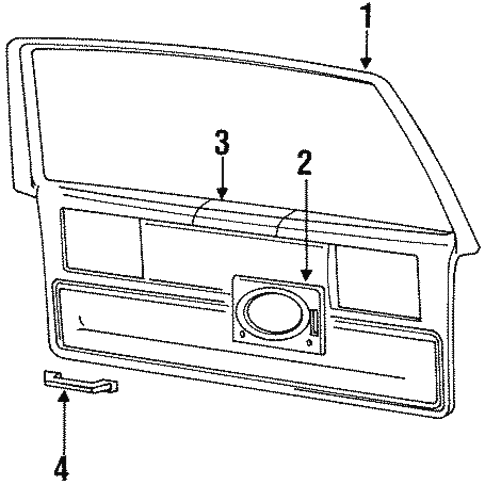 Interior Trim for 1993 Chrysler Town & Country #0
