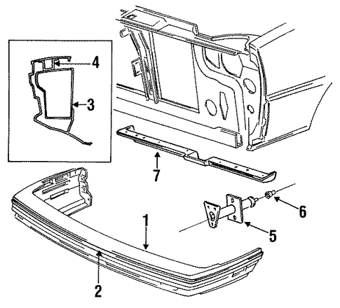 New Yorker BUMPER & COMPONENTS - FRONT