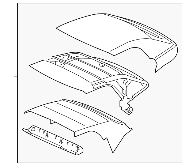 T2R12669YZC Деталь CONVERTIBLE TOP