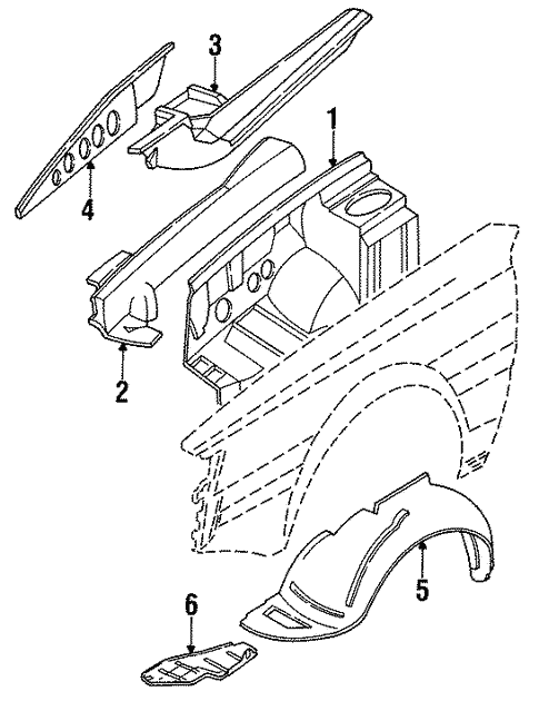Inner Components for 1992 Subaru Loyale #2