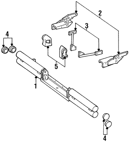 Comanche BUMPER ASSEMBLY - REAR 2