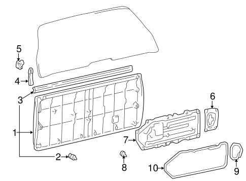 BODY/INTERIOR TRIM for 2001 Toyota 4Runner #1