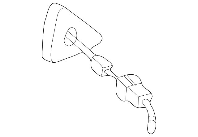 22643123 Деталь MIRROR ASSY INSULATOR, RIGHT