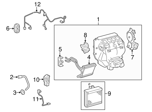 HVAC/CONDENSER, COMPRESSOR & LINES for 2014 Toyota Camry #2
