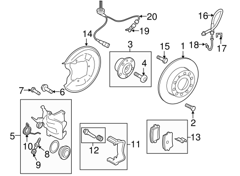 Brakes/Brake Components for 2012 Audi TT Quattro #3