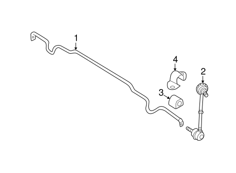 Stabilizer Bar & Components for 2004 Nissan Murano #0