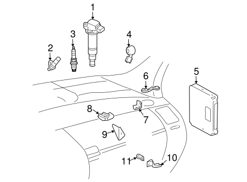 ELECTRICAL/IGNITION SYSTEM for 2004 Toyota Prius #1