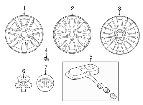 FRONT SUSPENSION/WHEELS for 2012 Toyota Avalon #1