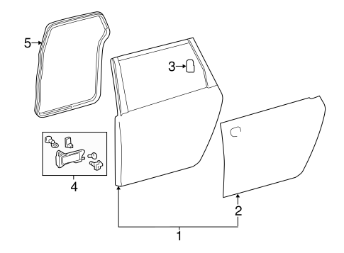BODY/DOOR & COMPONENTS for 2004 Toyota Sienna #1