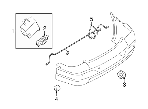 Electrical/Parking Aid for 2013 Ford Flex #2