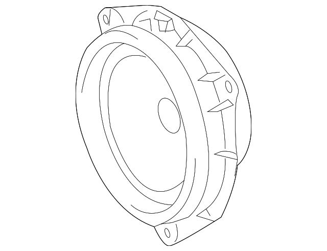 19184453 Деталь FRONT DR SPEAKER, RIGHT