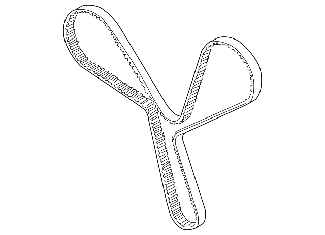 12581899 Деталь TIMING BELT
