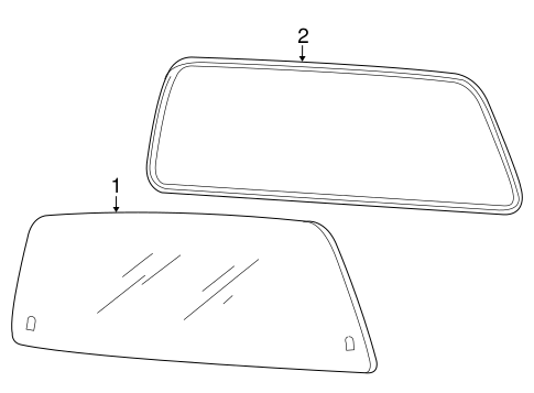 F-250 Super Duty GLASS & HARDWARE - BACK 2