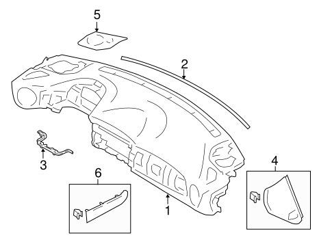 BODY/INSTRUMENT PANEL for 2014 Scion FR-S #1