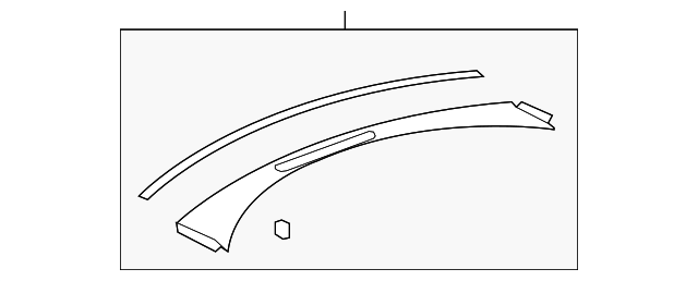20825946 Деталь UPPER TRIM PANEL