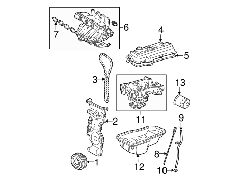 ENGINE/ENGINE PARTS for 2003 Toyota Solara #1