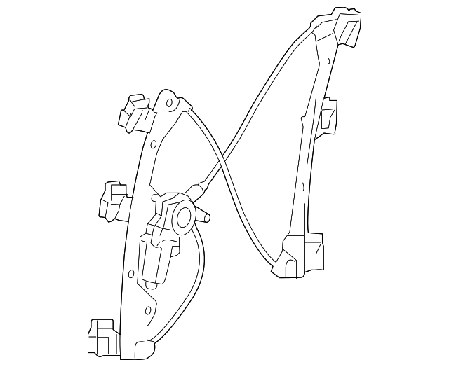 15934640 Деталь REGULATOR, RIGHT