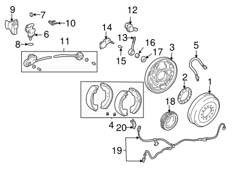 BRAKES/ANTI-LOCK BRAKES for 2000 Toyota Tacoma #1