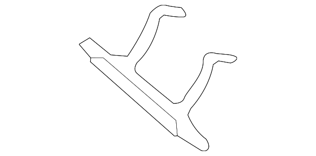955-521-225-00 Деталь LOWER TRIM FRONT SUPPORT, LEFT
