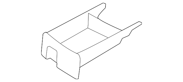 955-521-401-02-6H8 Деталь STORAGE DRAWER, LEFT