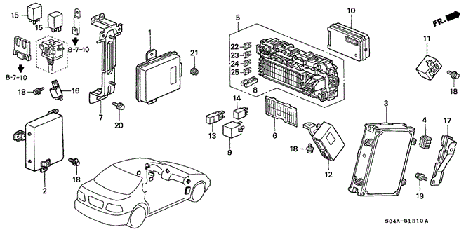 1999 Honda CIVIC SEDAN LX LABEL, FUSE - (38205S04A13) 1999 Honda CIVIC SEDAN LX LABEL, FUSE - (38205S04A13)