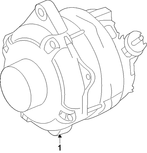 Electrical/Alternator for 2017 Ford Edge #1