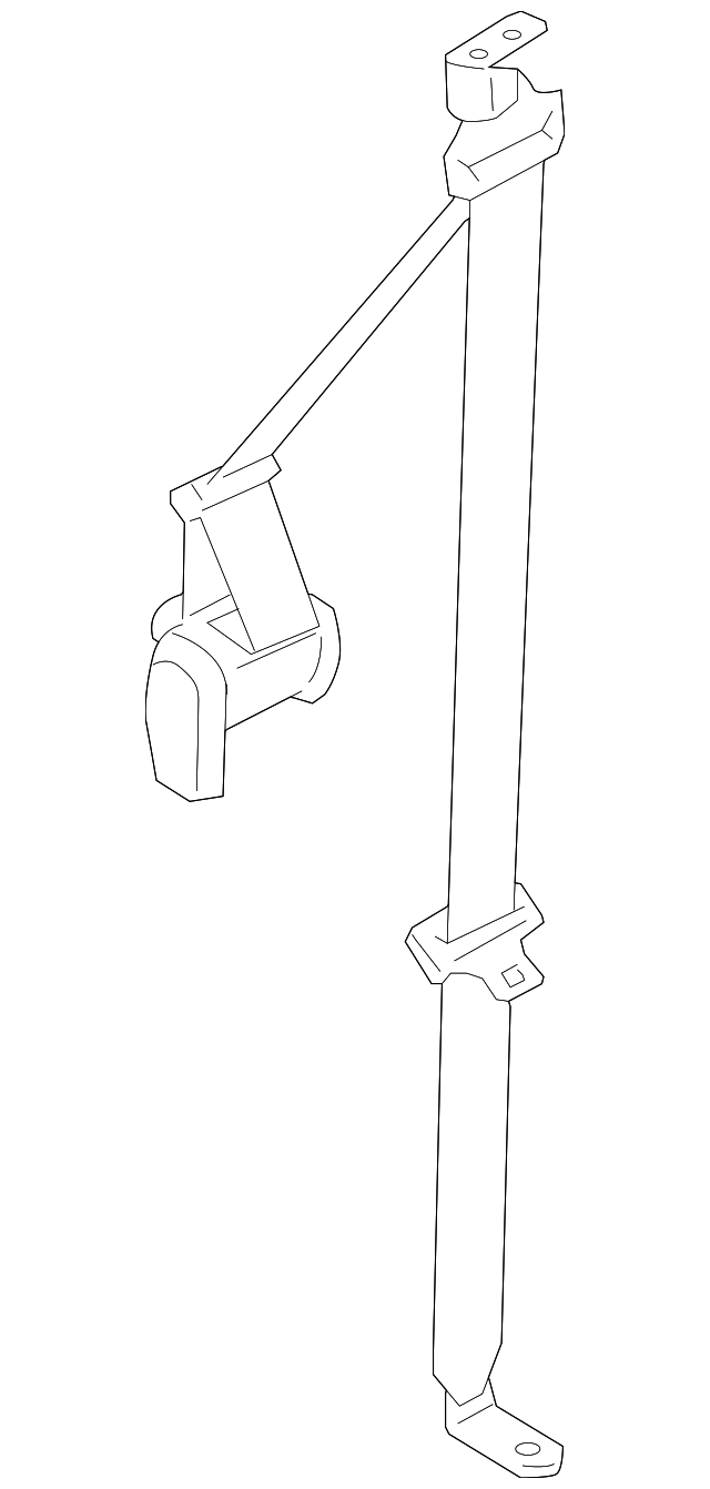 30630689 Деталь BELT & RETRACTOR, LEFT