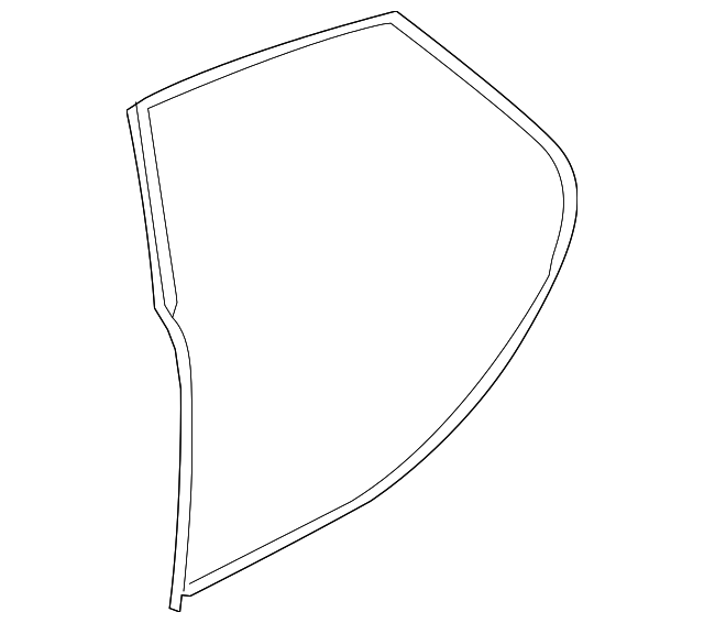 T2H1237 Деталь SURROUND W'STRIP, RIGHT