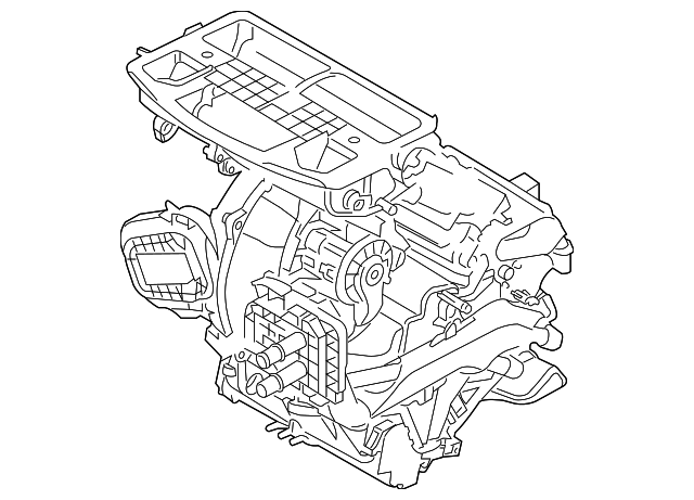 BE8Z-19850-A AC & HEATER CASE